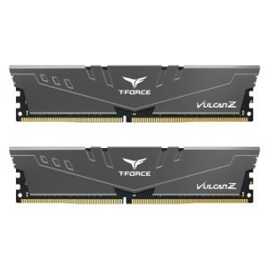 TEAM – Team T-Force Vulcan Z 16GB Kit (2 x 8GB), DDR4, 3200MHz (PC4-25600), CL16, XMP 2.0, DIMM Memory, Grey