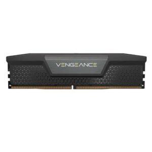 CORSAIR – Corsair Vengeance 32GB, DDR5, 5200MHz, CL40, 1.25V, PMIC, AMD EXPO & Intel XMP 3.0, Black, DIMM Memory, OEM (Anti Static Bag)