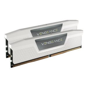 CORSAIR – Corsair Vengeance 32GB Kit (2 x 16GB), DDR5, 5600MHz (PC5-44800), CL40, 1.25V, XMP 3.0, PMIC, DIMM Memory, White