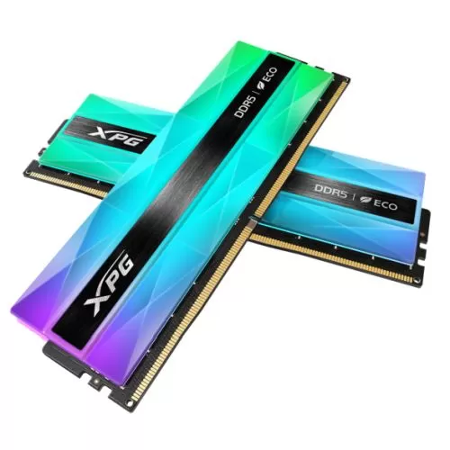 ADATA - ADATA XPG Lancer Neon RGB 32GB Kit (2 x 16GB), DDR5, 6000MHz, CL30, 1.35V, ECC, PMIC, XMP 3.0, AMD EXPO, DIMM Memory