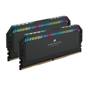 CORSAIR – Corsair Dominator Platinum RGB 64GB Kit (2 x 32GB), DDR5, 5200MHz (PC5-41600), CL40, 1.25V, XMP 3.0, PMIC, DIMM Memory