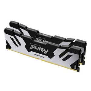 KINGSTON – Kingston Fury Renegade 64GB Kit (2 x 32GB), DDR5, 6400MHz, CL32, 1.4V, ECC, XMP 3.0, PMIC, DIMM Memory, Black/Silver