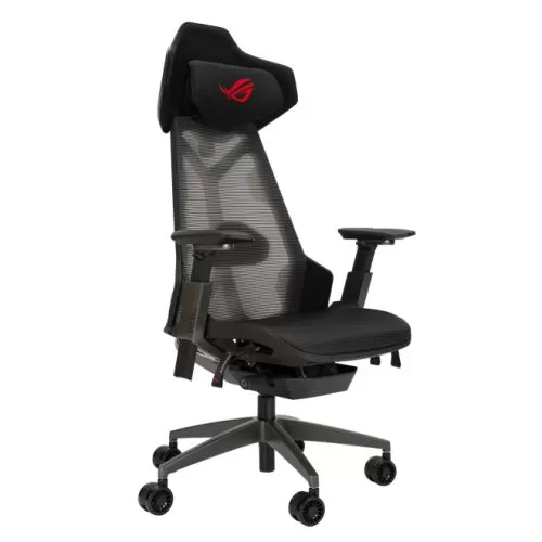 ASUS - Asus ROG Destrier Ergo Gaming Chair, Cyborg-Inspired Design, Versatile Seat Adjustments, Mobile Gaming Arm Support, Acoustic Panel