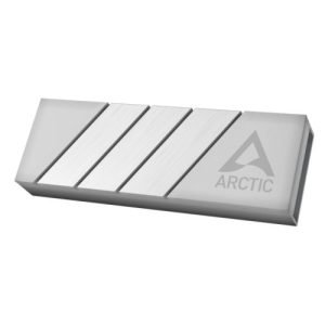 ARCTIC – Arctic M2 Pro (Silver) M.2 SSD Heatsink, For Single & Double Sided M.2 2280 Modules, Thermal Pads Included