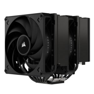 CORSAIR – Corsair A115 Twin Tower Heatsink & Fan, Intel/AMD, 2x AF140 ELITE PWM Fans, 270W TDP