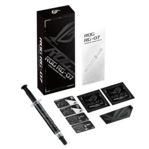 ASUS – Asus ROG RG-07 Performance Thermal Paste Kit, 3g Syringe, Clean Wipes, Spreader, Application Stencils