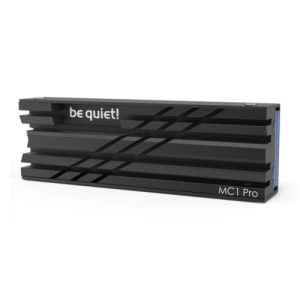 BEQUIET – Be Quiet! MC1 PRO M.2 SSD Cooler w/ Integrated Heat Pipe, For Single & Double Sided M.2 2280 Modules