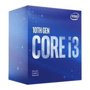 INTEL – Intel Core I3-10100F CPU, 1200, 3.6 GHz (4.3 Turbo), Quad Core, 65W, 14nm, 6MB Cache, Comet Lake, No Graphics