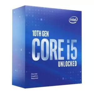 INTEL – Intel Core I5-10600KF CPU, 1200, 4.1 GHz (4.8 Turbo), 6-Core, 125W, 14nm, 12MB Cache, Overclockable, No Graphics, Comet Lake