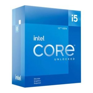 INTEL – Intel Core i5-12600KF CPU, 1700, 3.7 GHz (4.9 Turbo), 10-Core, 125W (150W Turbo), 10nm, 20MB Cache, Overclockable, Alder Lake, No Graphics, NO HEATSINK/FAN