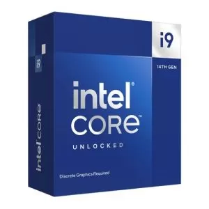 INTEL – Intel Core i9-14900KF CPU, 1700, 3.2 GHz (6.0 Turbo), 24-Core, 125W (253W Turbo), 10nm, 36MB Cache, Overclockable, Raptor Lake Refresh, No Graphics, NO HEATSINK/FAN