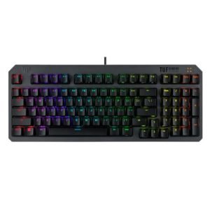 ASUS – Asus TUF GAMING K3 Gen II Optical-Mechanical Compact Gaming Keyboard, 97-Key Layout, Dampening Foam, IP57, RGB Lighting