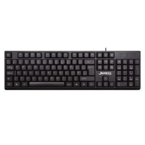 JEDEL – Jedel K29 Wired USB Keyboard, Spill-Proof, Quiet Keys, Narrow Frame, Black