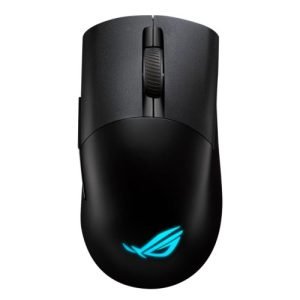 ASUS – Asus ROG Keris AimPoint Wired/Wireless/Bluetooth Optical Gaming Mouse, 36000 DPI, Swappable Switches, RGB, Mouse Grip Tape