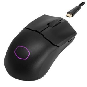 COOLER MASTER – Cooler Master MM712 RGB Wired/Wireless/Bluetooth Lightweight Gaming Mouse, 19000 DPI, PTFE Feet, Ultraweave Cable, RGB Accents