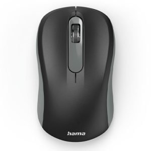 HAMA – Hama AMW-200 Wireless Optical Mouse, 3 Buttons, USB Nano Receiver, 	Black/Grey