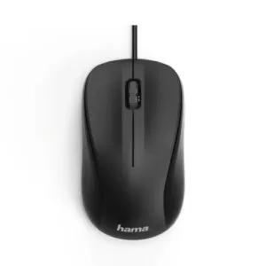 HAMA – Hama MC-300 Wired Optical Mouse, 1200 DPI, USB, 3 Buttons, Black