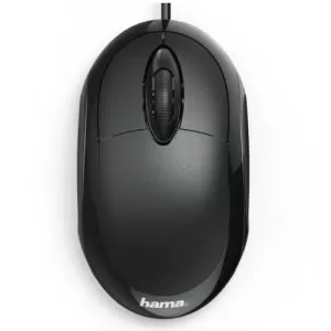 HAMA – Hama MC-100 Compact Wired Optical Mouse, USB, 3 Buttons, Black