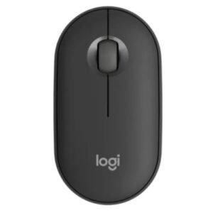 LOGITECH – Logitech Pebble Mouse 2 M350s Bluetooth Optical Mouse, Compact, Multi-Pairing, 400-4000 DPI, Ambidextrous, Tonal Graphite