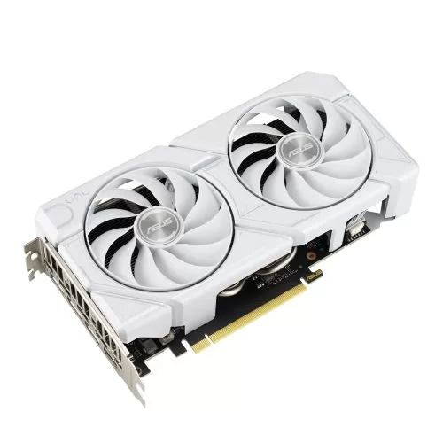 ASUS - Asus DUAL RTX4060 EVO White OC, 8GB DDR6, HDMI, 3 DP, 2535MHz Clock, Overclocked