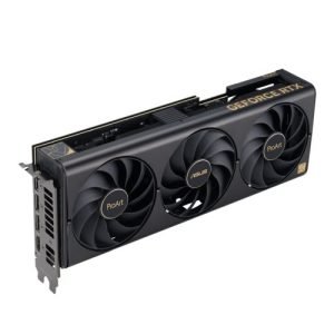 ASUS – Asus ProArt RTX4070 Ti SUPER OC, 16GB DDR6X, HDMI, 3 DP, 2670MHz Clock, Overclocked, Compact 2.5 Slot