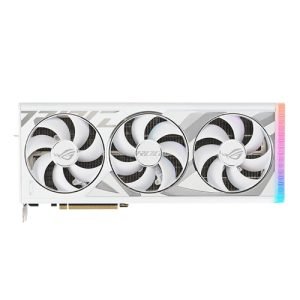 ASUS – Asus ROG STRIX RTX4080 SUPER OC White, PCIe4, 16GB DDR6X, 2 HDMI, 3 DP, 2670MHz Clock, RGB Lighting, Overclocked