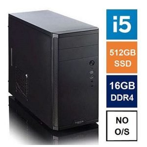 SPIRE PC – Spire MATX Tower PC, Fractal Core 1100 Case, i5-12400, 16GB 3200MHz, 512GB SSD, Corsair 550W, No Optical, KB & Mouse, No Operating System