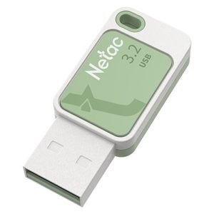 NETAC – Netac 128GB UA31 USB 3.2 Memory Pen, Key Ring, Smoothies Green