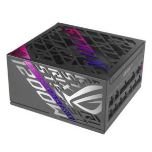 ASUS – Asus ROG Strix 1200W Platinum PSU, Fully Modular, 80+ Platinum, ATX 3.1, PCIe 5.0, GaN MOSFET, Intelligent Voltage Stabilizer