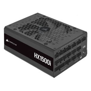 CORSAIR – Corsair 1500W HX1500i V2 PSU, Fluid Dynamic Fan, Fully Modular, Ultra-Low Noise, 80+ Platinum, ATX 3.0, PCIe 5.0