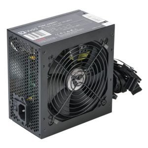 VIDA – Vida Lite 500W ATX PSU, Fluid Dynamic Ultra-Quiet Fan, Flat Black Cables, Power Lead Not Included, Black