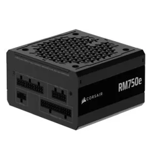 CORSAIR - Corsair 750W RMe Series RM750e PSU, Fully Modular, Low-Noise, 80+Gold, Zero RPM Mode, ATX 3.1, PCIe 5.1