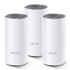 TP-LINK – TP-LINK (DECO E4) Whole-Home Mesh Wi-Fi System (3 Pack), Dual Band AC1200, 2 x LAN on each Unit