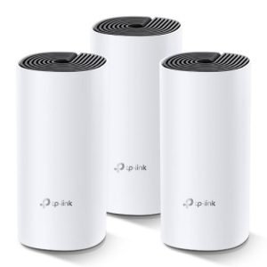 TP-LINK – TP-LINK (DECO M4) Whole-Home Mesh Wi-Fi System, 3 Pack, Dual Band AC1200, MU-MIMO, 2 x LAN on each Unit