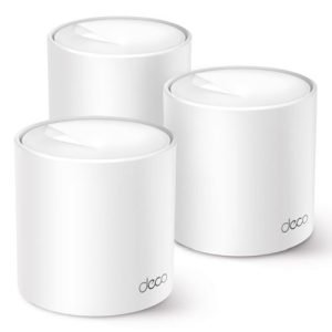 TP-LINK – TP-LINK (DECO X1500) AX1500 Whole Home Mesh Wi-Fi 6 System, 3 Pack, Dual Band, OFDMA & MU-MIMO