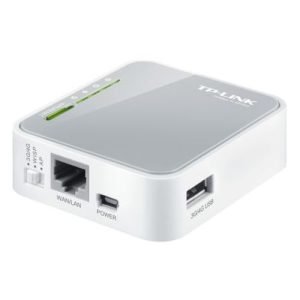 TP-LINK – TP-LINK (TL-MR3020) 300Mbps Travel-size Wireless 3G/4G Router, USB, LAN