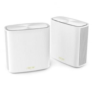 ASUS – Asus (ZenWiFi XD6S) AX5400 Dual-Band Wi-Fi 6 Routers, 2 Pack, 1x GB LAN, GB WAN, AiMesh Tech, Tri-Core Processor, White