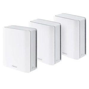 ASUS – Asus (ZenWiFi BT10) BE18000 Tri-Band Wi-Fi 7 Mesh Routers (3 Pack), Up to 6,000 sq.ft, 2x 10G Ports, USB, VPN, multi-SSID