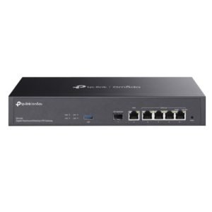 TP-LINK – TP-LINK (ER7406) Omada Gigabit Rackmount/Desktop VPN Gateway, GB SFP WAN/LAN, 5x GB Ports, USB, Centralized Management