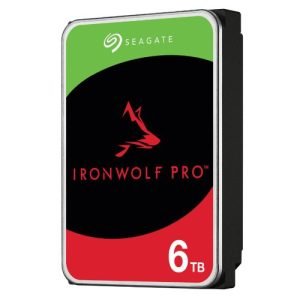 SEAGATE – Seagate 3.5″, 6TB, SATA3, IronWolf Pro NAS Hard Drive, 7200RPM, 256MB Cache, CMR, OEM