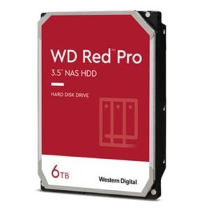 WD – WD 3.5″, 6TB, SATA3, Red Plus NAS Hard Drive, 5400RPM, 256MB Cache, OEM