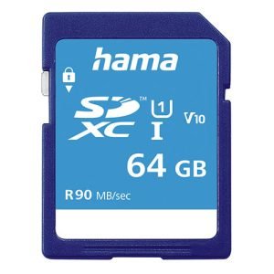 HAMA – Hama 64GB SDXC Card, UHS-I Class 10, 90MB/s