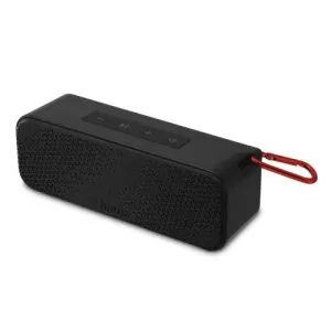 HAMA – Hama PowerBrick 2.0 Bluetooth/3.5mm Jack 8W Portable Loudspeaker, 2500mAh Battery, IPX4 Waterproof, Carabiner, Black