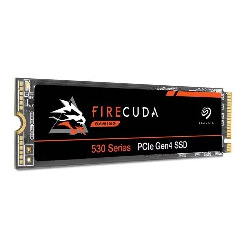 SEAGATE - Seagate 2TB FireCuda 530 M.2 NVMe SSD, M.2 2280, PCIe 4.0, TLC 3D NAND, R/W 7300/6900 MB/s, 1000K/1000K IOPS