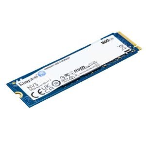 KINGSTON – Kingston 500GB NV3 M.2 NVMe Gen4 SSD, M.2 2280, PCIe4, R/W  5000/3000 MB/s