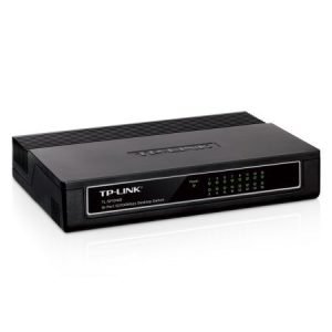 TP-LINK – TP-LINK (TL-SF1016D) 16-Port 10/100Mbps Unmanaged Desktop Switch, Plastic Case