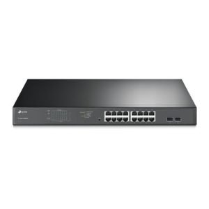 TP-LINK – TP-LINK (TL-SG1218MPE) 16-Port Gigabit PoE+ Easy Smart Switch, 2 SFP Ports, Rackmountable