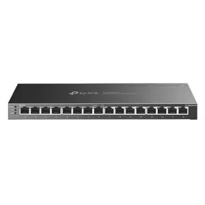 TP-LINK – TP-LINK (SG2016P) JetStream 16-Port Gigabit Smart Switch with 8-Port PoE+, Centralized Management