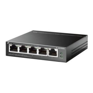 TP-LINK – TP-LINK (TL-SG105PE) 5-Port Gigabit PoE Easy Smart Switch, 4-Port PoE+, Steel Case