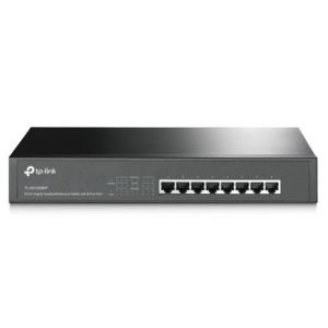 TP-LINK – TP-LINK (TL-SG1008MP) 8-Port Gigabit Unmanaged Desktop/Rackmount Switch, 8-Port PoE+, Metal